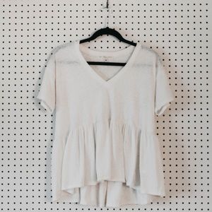 white v-neck - urban outfitters